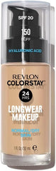 Revlon Foundation ColorStay N/D Skin, 24 hr SPF 20 Hyaluronic Acid - Assorted