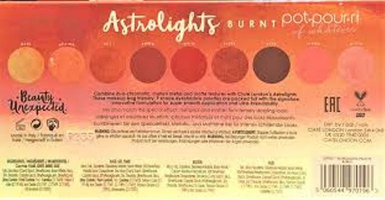 CIATE  LONDON ASTROLIGTS BURT EYE PALETTE  9 shades in 1 box