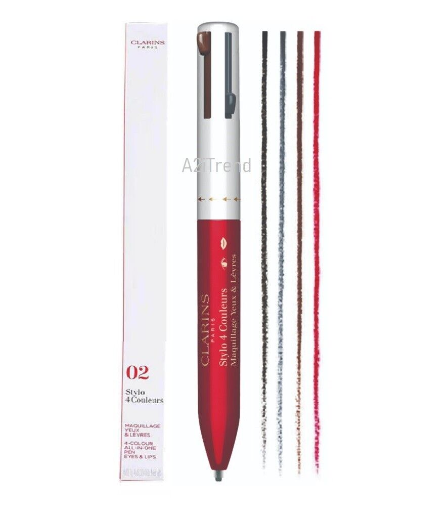 Clarins Paris 4 in 1 Pen for Eyes & Lips 02