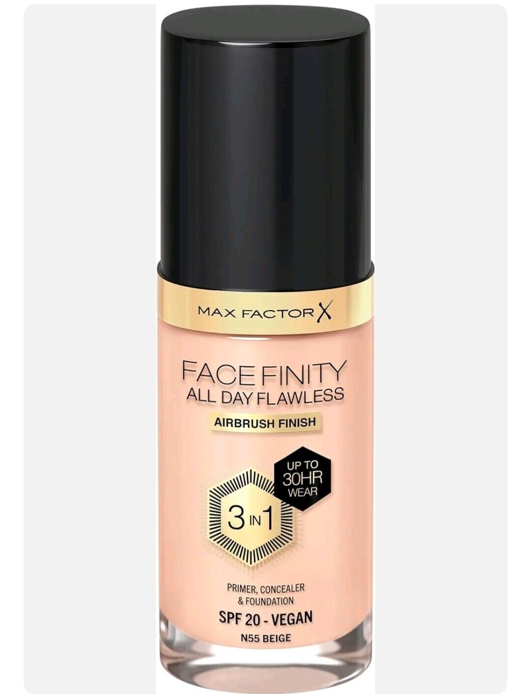 Max Factor Foundation Facefinity All Day Flawless 3 in 1 SPF 20 Vegan - Assorted