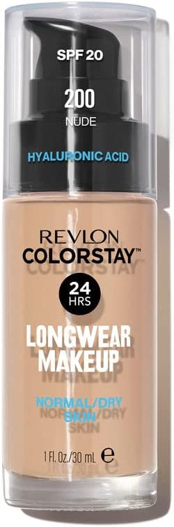 Revlon Foundation ColorStay N/D Skin, 24 hr  SPF 20 Hyaluronic Acid  - Assorted