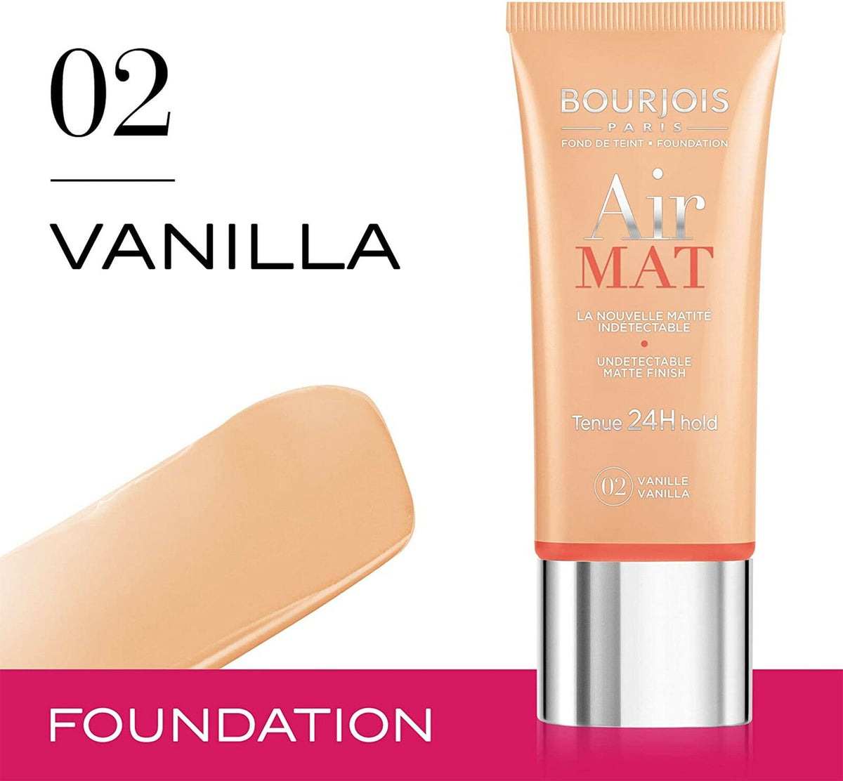 Bourjois Air Mat Foundation 02 Vanilla