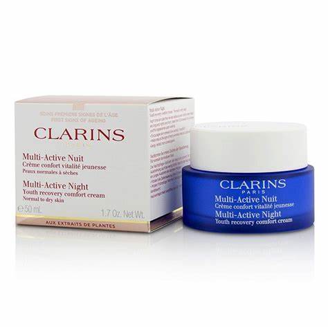 CLARINS MULTI-ACTIVE  NUIT CREAM 50 ML NORMAL TO DRY SKIN