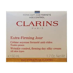 Clarins Extra-Firming Day Cream, Wrinkle Control, All Skin Types 50ml Jar