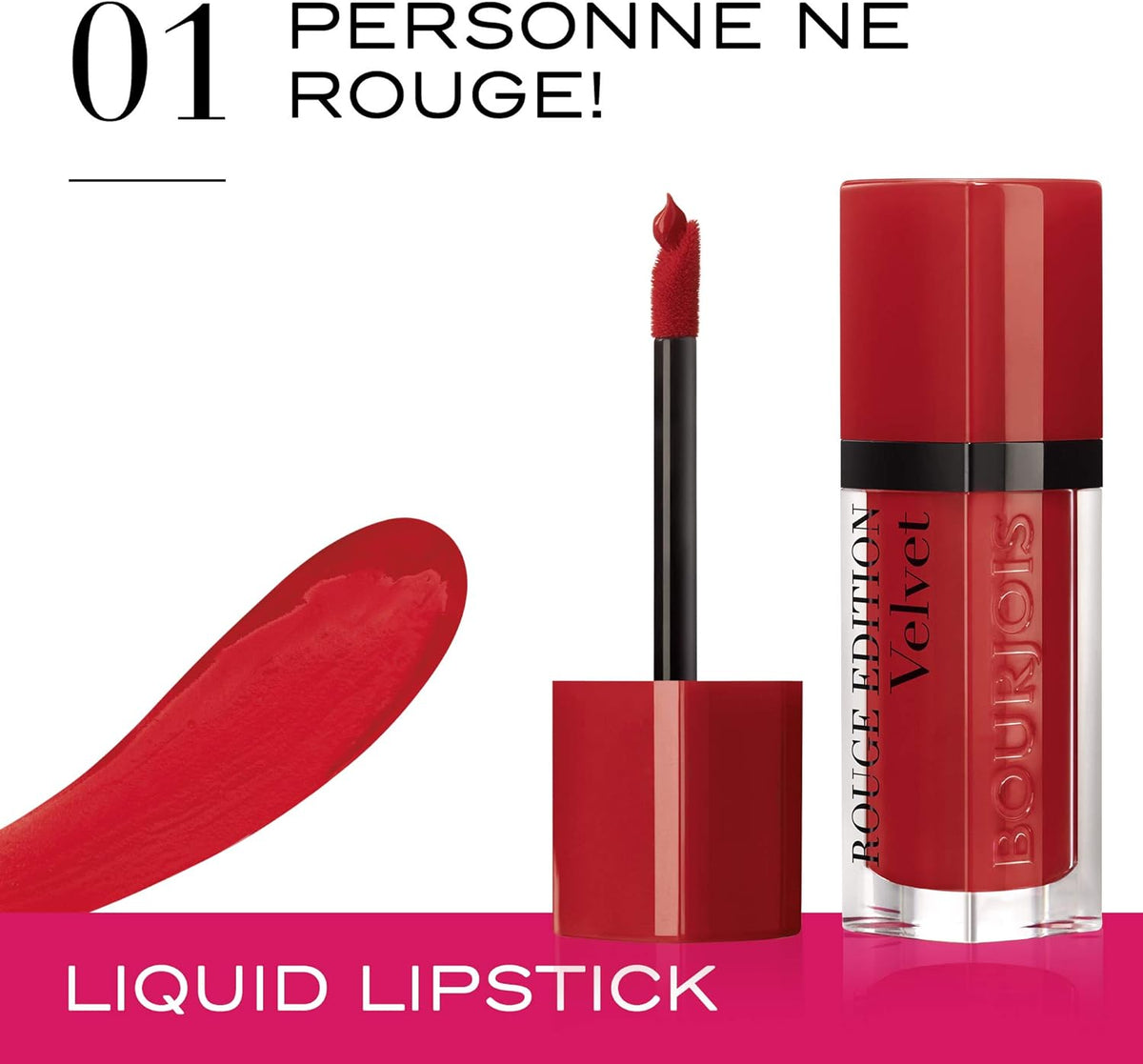 Bourjois LIQUID Lipstick Velvet Rouge Edition Matte Finish & Long Lasting -  Assorted