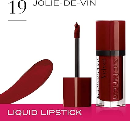 Bourjois LIQUID Lipstick Velvet Rouge Edition Matte Finish & Long Lasting -  Assorted