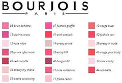 Bourjois Lipstick Rouge Edition 12h - Assorted